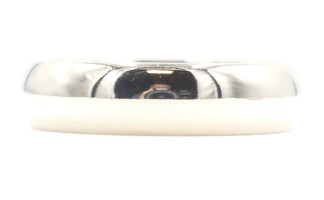 Men's Estate 14KT White Gold 5.9mm Wide Classic Wedding Band Ring Size 12 1/2