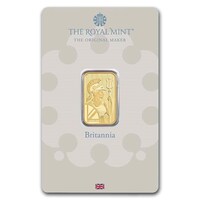 The Royal Mint Britannia 5 Gram Gold Bar