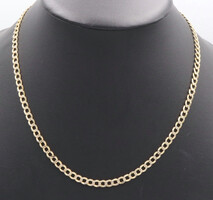 High Shine 14KT Yellow Gold 5.1mm Estate Curb Link Necklace 20.5" - 9.7 Grams