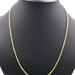 14KT Yellow Gold 3mm Wide High Shine Heavy Rope Chain Necklace 24" - 4.38 Grams