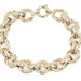 Estate 14KT Yellow Gold Milor Bracelet Made in Italy Fancy Link 13.5mm Wide 13g