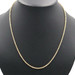 10KT Yellow Gold 2.8mm Wide High Shine Hollow Rope Chain Necklace 22" - 3.1g