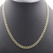 Classic High Shine 10KT Yellow Gold 5mm Curb Link Necklace 20" - 7.22 Grams