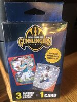Gunslingers Football Trading Cards 3 Sealed Packs +1 Card 1:10 Sealed