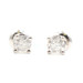 Classic 1.15 ctw Round Diamond 10KT White Gold Solitaire Estate Stud Earrings 