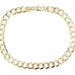 Men's Classic 14KT Yellow Gold 7mm Wide Curb Link Bracelet 9 1/4" 11.2 Grams