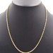 High Shine 14KT Yellow Gold 2.8mm Wide Classic Rope Chain Necklace 21" - 14.15g