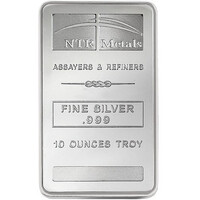 NTR Metals 10 OZ Silver Bar