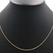 Classic 18KT Yellow Gold 1.5mm Wide High Shine Rope Chain Necklace 21" - 5.08g