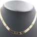High Shine 10KT Yellow Gold 6.7mm Classic Herringbone Chain Necklace 16" 16.6g