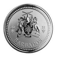 2021 Barbados 1 OZ Silver Round