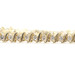 Women's 1.30 ctw Round Diamond 10KT Yellow Gold S-Link 7" Tennis Bracelet 8.86g