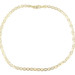 14KT Yellow Gold 10" 3.1mm Wide Mariner Chain Men's Bracelet Anklet - 2.56g