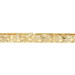 Women's Classic 14KT Yellow Gold 5mm Wide Retro Style Nugget Bracelet 7.5" - 9g