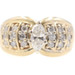 0.90 ctw Marquise & Round Diamond 14KT Yellow Gold Estate Women's Ring 10.2mm 6g