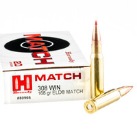 Hornady ELD Match .308 Winchester 168 Grain