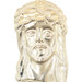 High Shine Diamond Cut 10KT Yellow Gold Dripping Jesus Face Pendant 1.9" - 3.93g