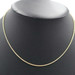 Classic 14KT Yellow Gold 1.6mm Wide High Shine 17" Rope Chain Necklace - 3.87g