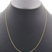 Classic Estate 14KT Yellow Gold 0.9mm Thin Wheat Chain Necklace 20.5" by AG - 2g