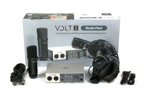 Universal Audio Volt 2 Studio Pack With Microphone Mount and Headphones