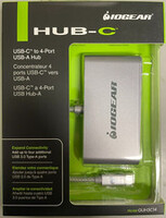 IOGEAR USB-C Type C to 4-port USB-A Hub, GUH3C14
