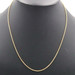 Classic 14KT Yellow Gold 1.6mm Wide 21 1/4" High Shine Rope Necklace Italy 7.4g