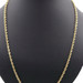 10KT Yellow Gold 3.8 mm Wide High Shine Rope Chain Necklace 26.5" - 7.85 Grams 