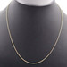 Classic 14KT Yellow Gold 1.7mm Wide High Shine Rope Chain Necklace 22" - 4.9g