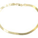 Women's 7" 2.9mm Wide Classic High Shine 10KT Yellow Gold Herringbone Bracelet 