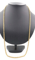 Classic 18KT Yellow Gold 4.8mm Wide High Shine 32.5" Rope Chain Necklace - 23.5g