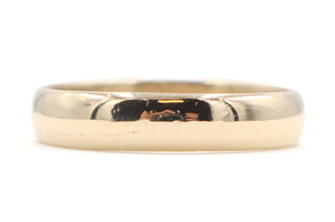 Classic 14KT Yellow Gold 4.9mm Wide Men's Wedding Band Ring Size 12.5 - 5.19g