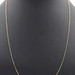 Estate 10KT Yellow Gold 0.9mm Thin Classic Box Chain Italian Necklace 24" - 2.7g