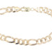 Classic Heavy 10KT Yellow Gold 9.3mm Italy Figaro Chain Bracelet 9 3/4" - 22.1g