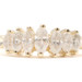 Women's Tiered 1.04 Ctw Marquise Cut Diamond 14KT Yellow Gold Estate Ring by SMS