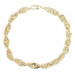 High Shine 10KT Yellow Gold 7.1mm Classic Hollow Rope Chain Bracelet 9" - 8.44g