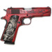 TISAS m1911a1 Dead Pool Cerakoted Engraved .45apc Semi Auto Pistol