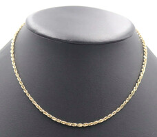 14KT Yellow Gold 2.6mm Wide Classic Heavy Rope Chain Necklace 16.5" - 11.22g