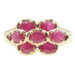 1.50 ctw Oval Cut Natural Ruby July Birthstone 10KT Yellow Gold Gemstone Ring 