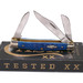 Case xx Knives Med Stockman Rogers Corn Cob Jigged Blue Bone Stainless 02806