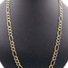 Classic 10KT Yellow Gold Heavy Figaro Chain 26" Necklace 8.1mm Wide - 36.69g