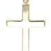 High Shine 10KT Yellow Gold Large Cross Pendant on 10KT Curb Necklace 24" RL