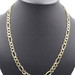 Classic 10KT Yellow Gold Heavy Figaro Chain 24" Necklace 8.6mm Wide - 16.92g 