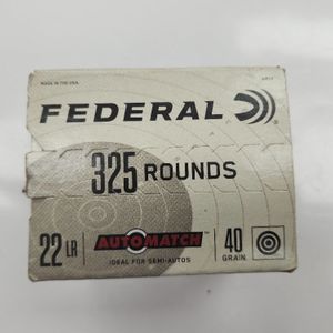 Federal Auto Match Ammo 325rd 