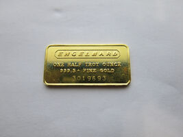 Engelhard 1/2 OZ Gold Bar