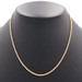 Fancy 14KT Two-Tone Gold Twisted Rope & Ball / Bead Chain Necklace 18" by MA