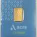 Acre 2.5 Gram .999 Fine Gold Bar