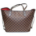 Louis Vuitton Neverfull MM Damier Ebene With Matching Clutch 2021