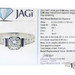 0.88 cttw Diamond & 0.06 cttw Natural Sapphire 14KT White Gold Engagement Ring