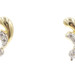 Unique 0.30 ctw Round Diamond 18KT (750) Yellow Gold Estate Stud Earrings - 2.5g