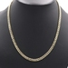 Italy 14KT Yellow Gold 5.3mm Wide Hollow Curb Link Chain Necklace 21" - 10.99g